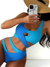 Ladies Split Cross Color Sexy Bikini